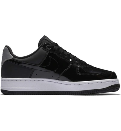 Shop Nike Air Force 1 '07 Se Premium Sneaker In Black/ Black Reflect Silver