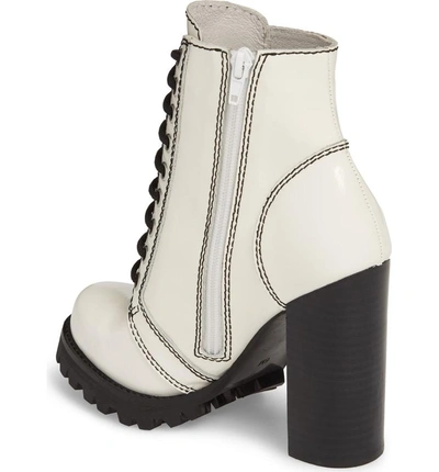 Shop Jeffrey Campbell 'legion' High Heel Boot In White Box Black