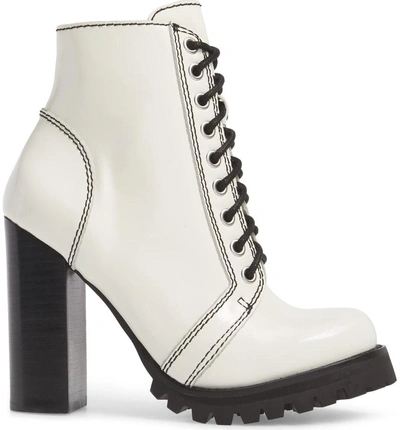 Shop Jeffrey Campbell 'legion' High Heel Boot In White Box Black