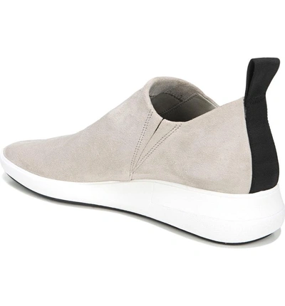 Shop Via Spiga Marlow Slip-on Sneaker In Cement Suede