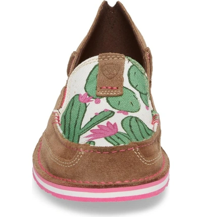 Shop Ariat Cruiser Slip-on Loafer In Relaxed Bark/cactus Print