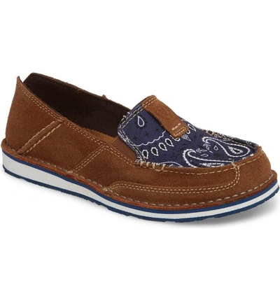 Shop Ariat Cruiser Slip-on Loafer In Toffee Leather
