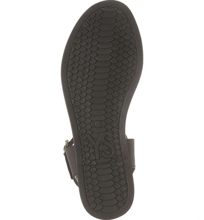 Shop Yosi Samra Calliste Sandal In Black/ Silver Studs