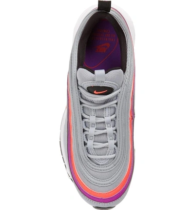 Shop Nike Air Max 97 Sneaker In Wolf Grey/ Red/ Purple/ Black