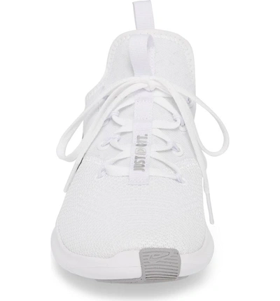 Shop Nike Free Tr8 Training Shoe In White/ Metallic Silver/ White