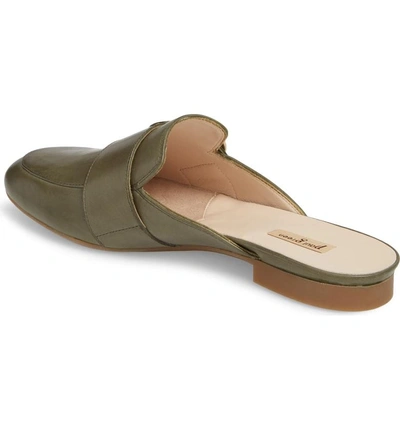 Shop Paul Green Simona Mule In Olive Leather