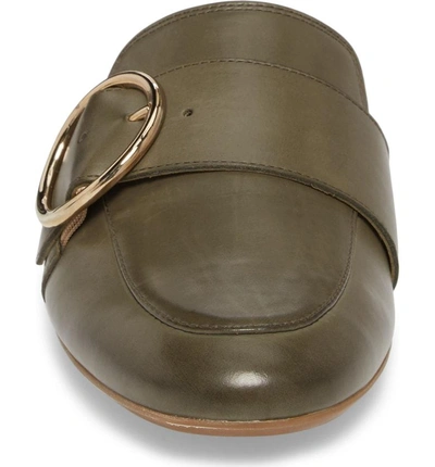 Shop Paul Green Simona Mule In Olive Leather