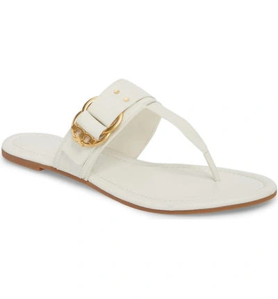 Tory Burch Marsden Flat Thong Sandal In Perfect Ivory | ModeSens