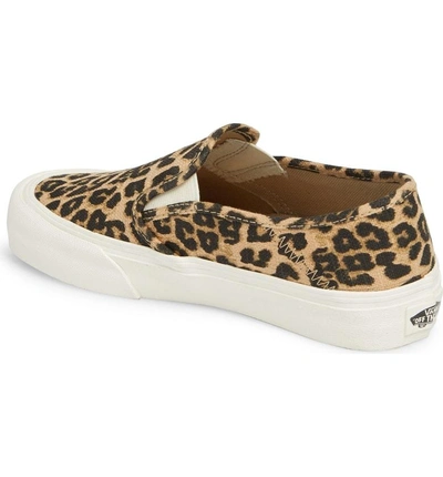 Shop Vans Classic Slip-on Sneaker In Leopard Hemp