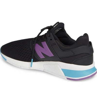 New Balance Women's 247 Tritium Lace Up Sneakers In Black | ModeSens