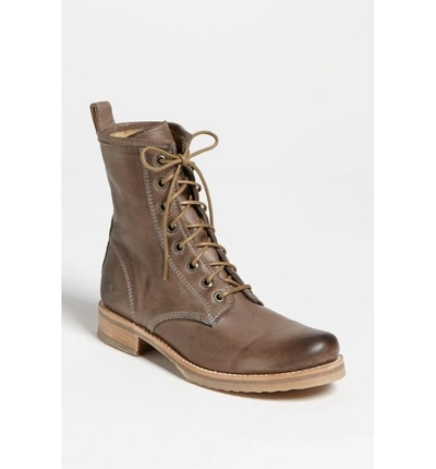 Shop Frye 'veronica Combat' Boot In Grey