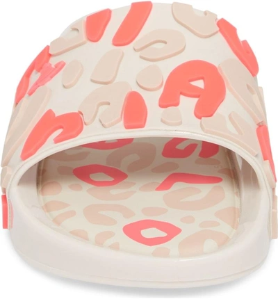 Shop Melissa Beach Iii Slide Sandal In Beige Pink