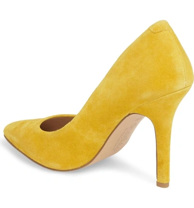 Shop Charles By Charles David Maxx Pointy Toe Pump In Canary Suede