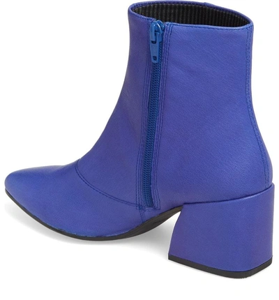 Shop Vagabond Olivia Bootie In Super Blue Leather