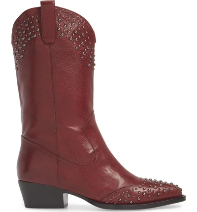 Shop Botkier Tammy Boot In Bordeaux Leather