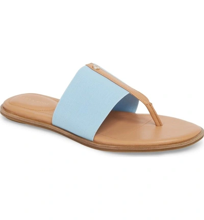 Shop Taryn Rose Kamryn Flip Flop In Sky Leather