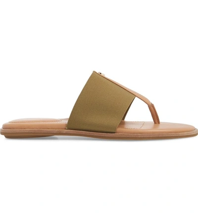 Shop Taryn Rose Kamryn Flip Flop In Sage Leather