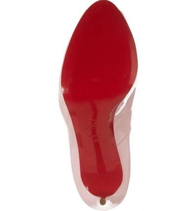 Shop Christian Louboutin 'prive' Open Toe Pump In Pompadour