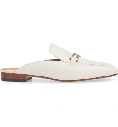 Tory Burch Women's Amelia Leather Apron Toe Loafer Mules In Perfect Ivory |  ModeSens