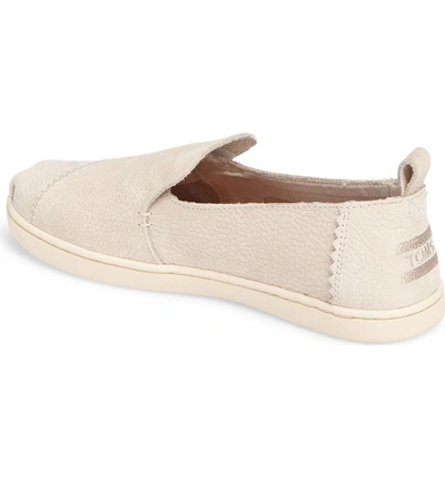 Shop Toms Deconstructed Alpargata Slip-on In Birch Nubuck Leather