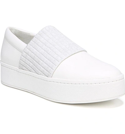 Shop Vince Weadon Slip-on Sneaker In Horchata Siviglia Calf