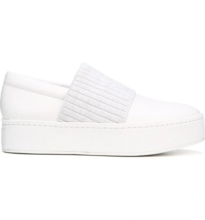 Shop Vince Weadon Slip-on Sneaker In Horchata Siviglia Calf