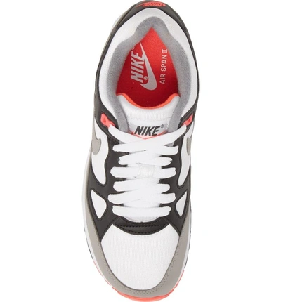 Shop Nike Air Span Ii Sneaker In Black/ Dust-solar Red-white