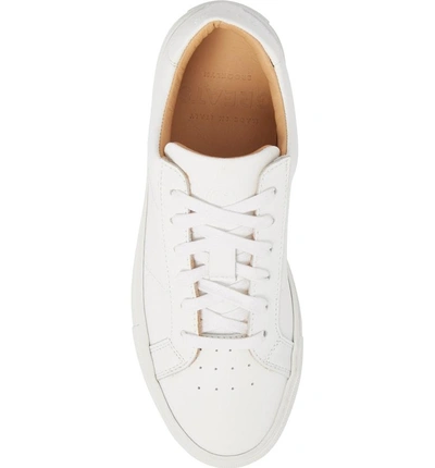 Shop Greats Royale Sneaker In White Flat Leather