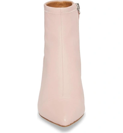 Shop Rebecca Minkoff Siya Bootie In Millennial Pink Leather