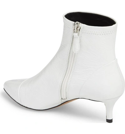 Shop Rebecca Minkoff Siya Bootie In White Leather