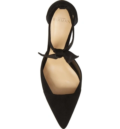 Shop Alexandre Birman Azalea Ankle Tie Pump In Black