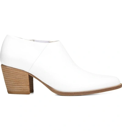 Shop Vince Hamilton Low Bootie In White Leather