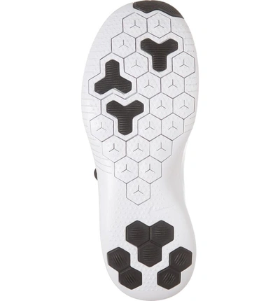 Shop Nike Free Tr Flyknit 3 Training Shoe In Black/ White/ Dark Grey