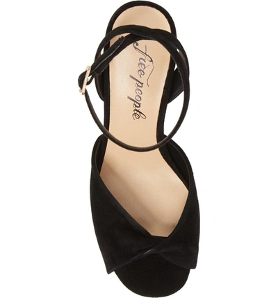 Shop Free People Gisele Twisted Sandal In Black