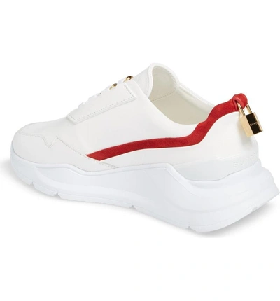 Shop Buscemi Strada Lace-up Sneaker In White