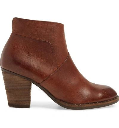 Shop Paul Green Stella Bootie In Saddle Leather