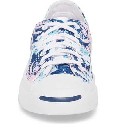 Shop Converse Jack Purcell Low Top Sneaker In White/ Cherry Blossom