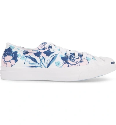 Shop Converse Jack Purcell Low Top Sneaker In White/ Cherry Blossom