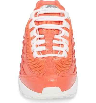 Shop Nike Air Max 95 Premium Sneaker In Rush Coral/ Summit White