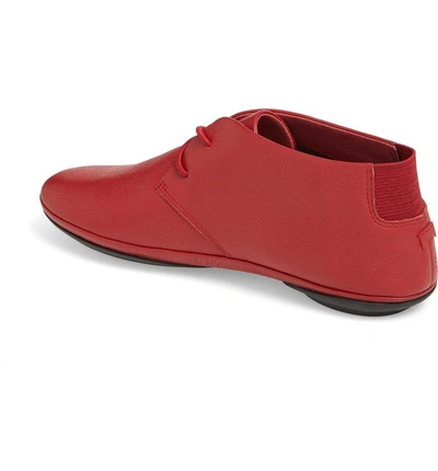 Shop Camper Right Nina Desert Boot In Medium Red Leather