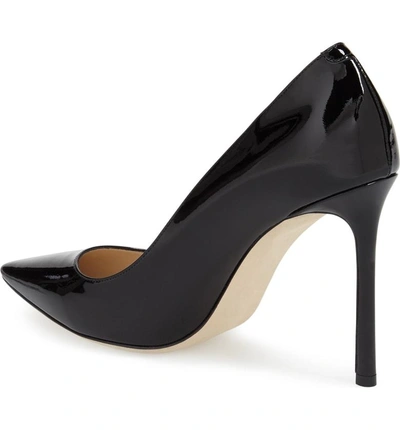 Shop Jimmy Choo Romy Point Toe Pump In Black