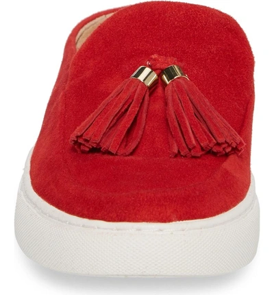 Shop Gentle Souls By Kenneth Cole Rory Loafer Mule Sneaker In Red Suede