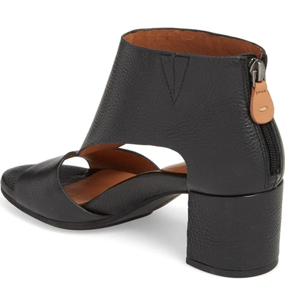 Shop Gentle Souls Charlene Peep Toe Sandal In Black Leather