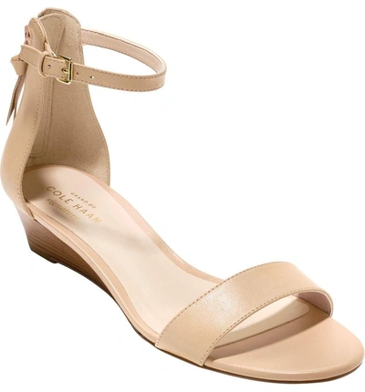 Shop Cole Haan Adderly Sandal In Nude Leather