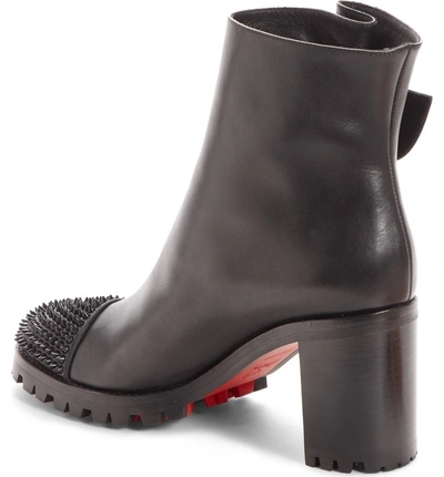 Shop Christian Louboutin Olivia Spiked Boot In Black