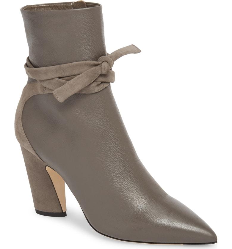 jimmy choo henrietta tie bootie