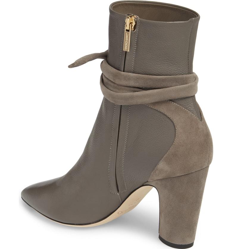 jimmy choo henrietta tie bootie