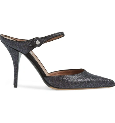 Shop Tabitha Simmons Allie Mary Jane Mule In Midnight Glitter