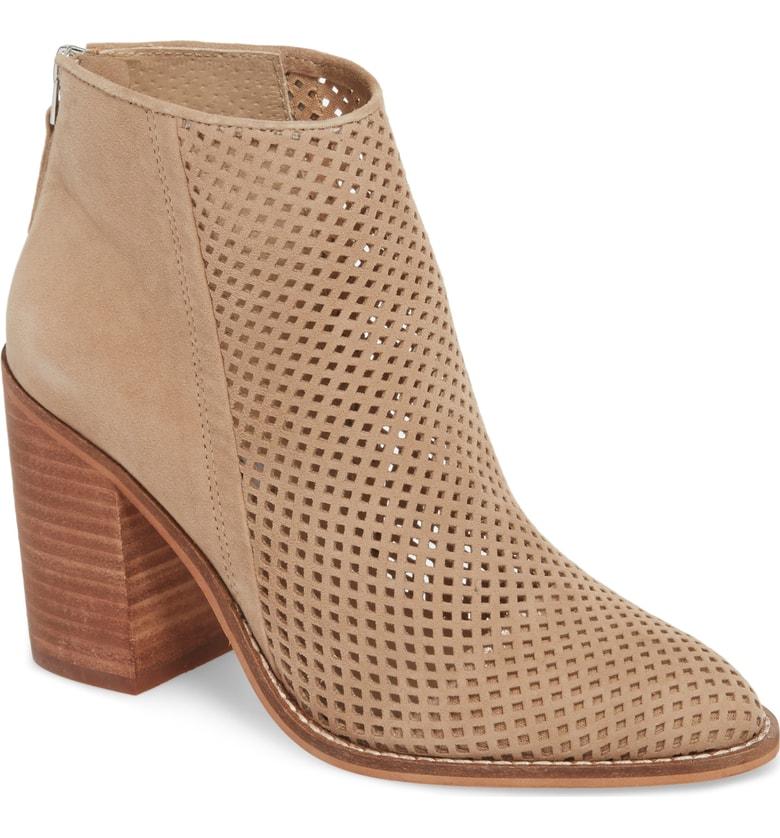 rumble perforated bootie steve madden