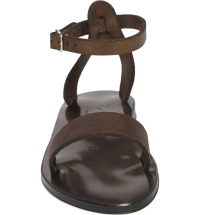 Shop Kjacques Pampa Sandal In Chocolate Leather